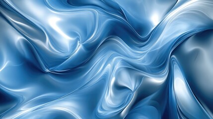 Obraz premium Elegant abstract background in cool blue tones