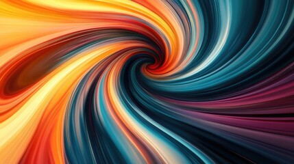 Obraz premium Vibrant abstract swirl background design