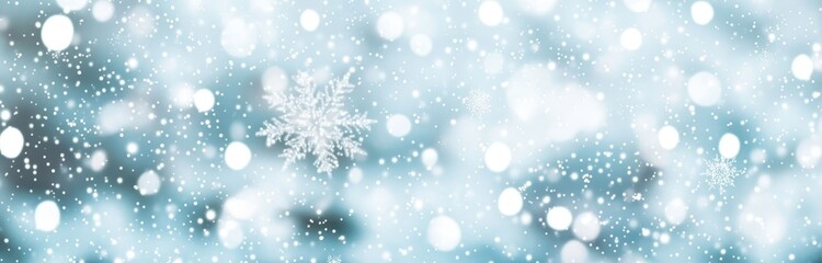 Fototapeta premium Scenic winter Christmas background.