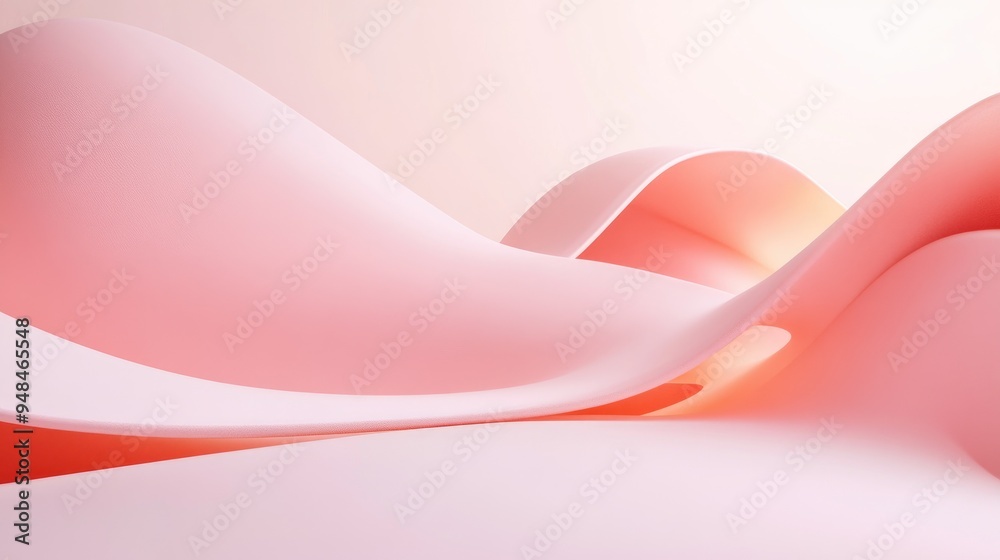 Poster minimalist abstract background 3d illustration and rendering