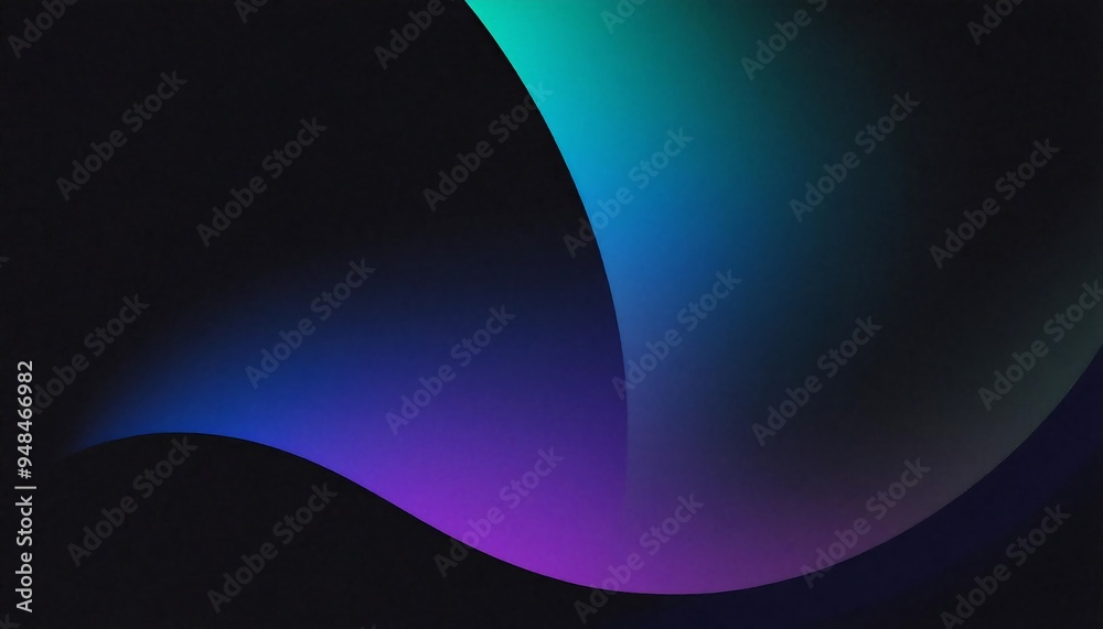 Wall mural abstract grainy gradient colorful shapes, noise texture background