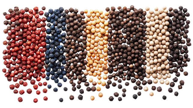 A vibrant display of colorful beads arranged in stripes, showcasing an array of textures and tones for creative projects.