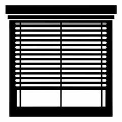 Blinds Black silhouette