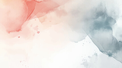 Fototapeta premium Abstract horizontal watercolor background. Hand drawn vector texture. Brush stroked painting pastel color watercolour