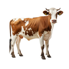 Cow Farm Isolated on a Transparent Background