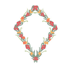 Wreath Botanical Illustration