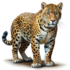 Obraz premium jaguar isolated on white background