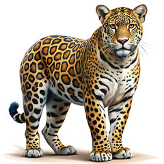 Obraz premium jaguar isolated on white background
