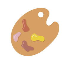 Obraz premium Art Supplies Paint Palette