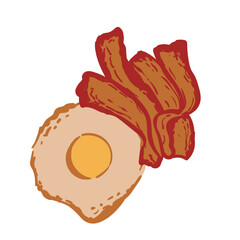 Breakfast Elements Egg with Bacon