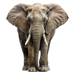 elephant isolated on white