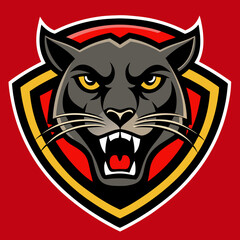 Fototapeta premium Panther Logo Vector Art Illustration