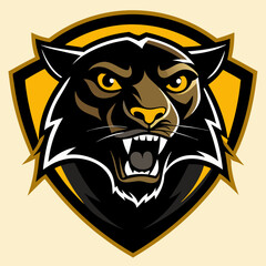 Panther Logo Vector Art Illustration