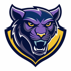 Panther Logo Vector Art Illustration