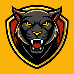 Panther Logo Vector Art Illustration