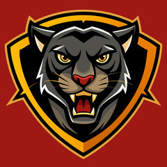 Fototapeta premium Panther Logo Vector Art Illustration