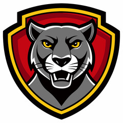Panther Logo Vector Art Illustration