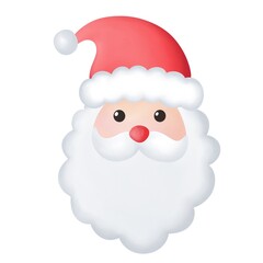 santa claus cartoon, Cute Santa Claus Face,Santa 