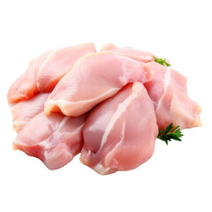 Chicken Meat Isolated on a Transparent Background
