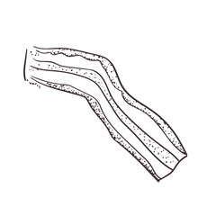 Hand Drawn Meat Bacon