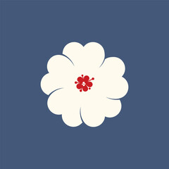 Plumeria flower logo icon