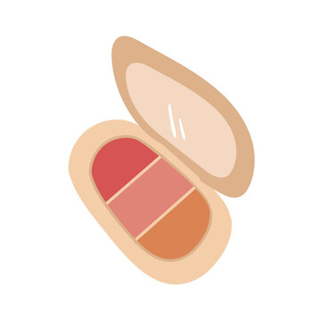 recommend clip art: Cosmetics Elements Blush Palette