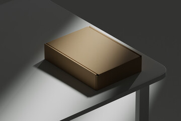 Mailer box with modern light