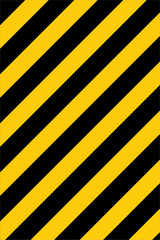 Warning Bold Stripes Yellow a...