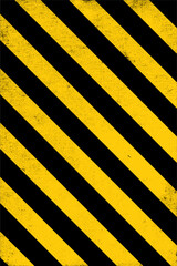 Warning Bold Stripes Yellow a...