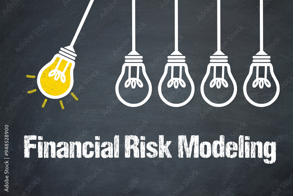 Wall mural financial risk modeling