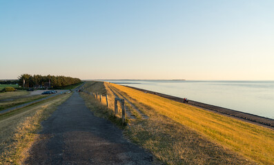 Sunset in Utersum on the island of F&ouml;hr