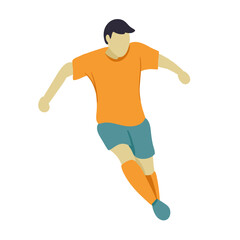 Soccer Pose Illustration