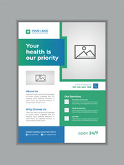 Medical&nbsp;and&nbsp;Healthcare&nbsp;Flyer Template