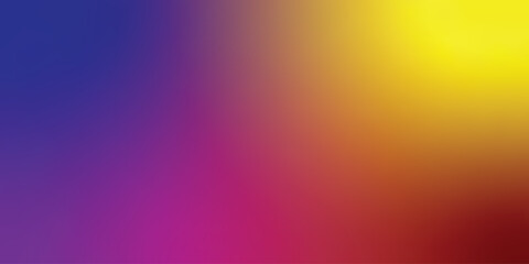 Color gradient background abstract blur red blue yellow gradation vector illustration