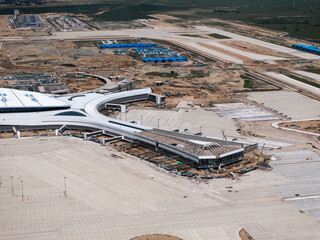 view of construction site of airport