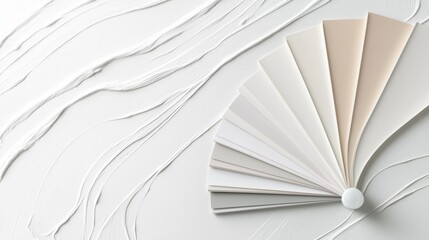Black and white color palette, high contrast shades, classic swatch, isolated on white background