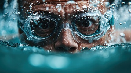 This image captures water splashing in mid-motion against a blurry backdrop, showcasing the fluid dynamics and the beauty of water in action, creating a refreshing and dynamic effect.