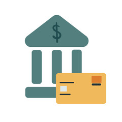 Banking and Money Elements Bank Card