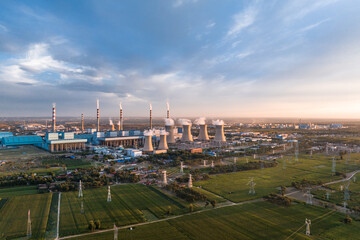 view of power station