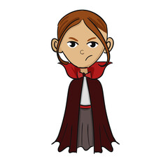 Kid with Halloween Costume