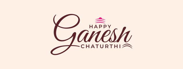 Happy Ganesh Chaturthi Social Media Post Template, Web Banner, Greeting Cards,Print, T-Shirts, Posters and Banners	