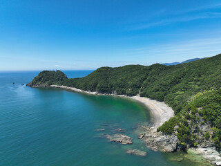 愛媛県伊方町　女子鼻灯台近辺の風景