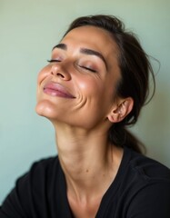 Cosmetics skincare concept | Healthy facial skin portrait.