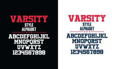 Classic college western font alphabet. Varsity sport font in western style for baseball, football or basketball logo, brand and t-shirt. Athletic department typeface, varsity stylish font alphabet	