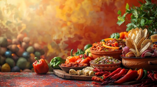 Vibrant Culinary Festival Celebrating Hispanic Heritage and Diverse Cuisine - Powered by Adobe