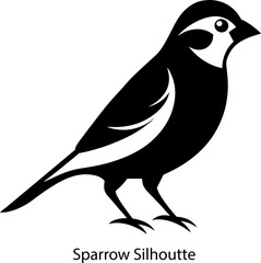 Crow Silhouette with Outstretched Wings Crow Silhouette with Outstretched Wings
