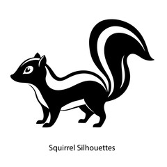 Playful Squirrel Gathering Nuts in Autumn Forest Close-Up of Squirrel Eating an Acorn on a Tree Branch