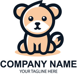 vector pet logo design 