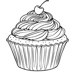cupcake illustration
