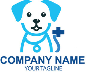 vector pet logo design 